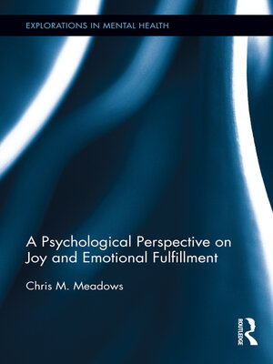 cover image of A Psychological Perspective on Joy and Emotional Fulfillment